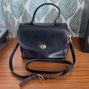 Coach Vintage Crossbody Purse Black